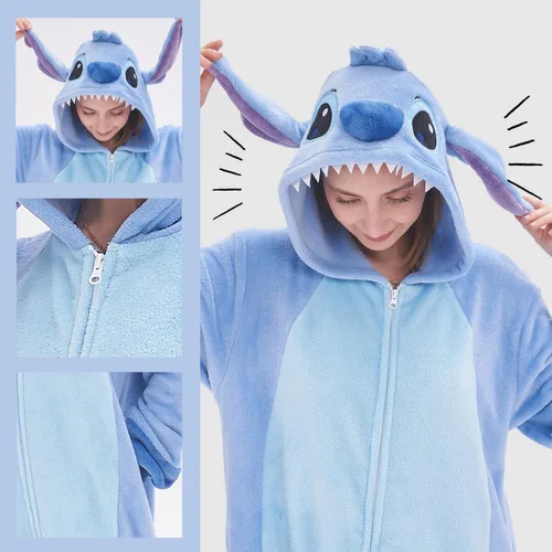 Vista 7 de GONAAP Unisex Adult Onesie Pajamas Animal One Piece Costume Cosplay Sleepwear