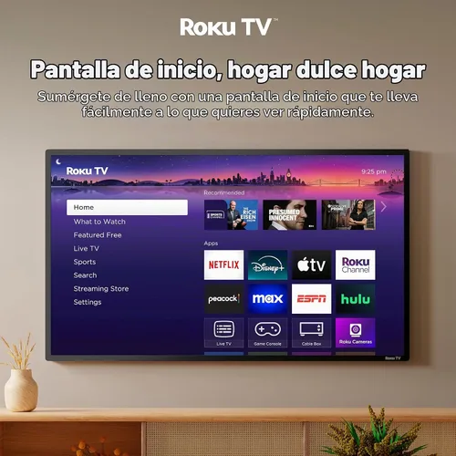 Vista 12 de Hisense Serie A4 32A4HNR - Smart Roku TV HD 720p de 32 pulgadas con compatibilidad Alexa - Audio Dolby, diseño de bisel delgado, Asistente de Google
