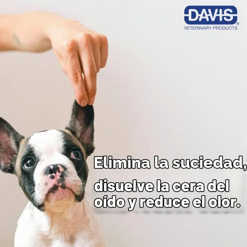 Vista 4 de Davis EarMed ProCleanse - Limpiador de oídos para perros y gatos, lavado suave de oídos para perros y gatos, ayuda a eliminar la cera, la suciedad