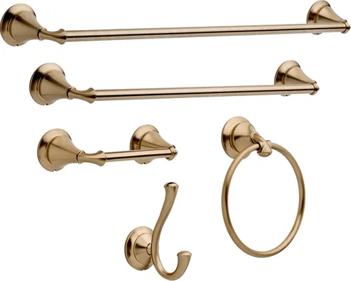 Vista 3 de Delta Faucet 79446-CZ Linden - Toallero (3 unidades), color bronce champán