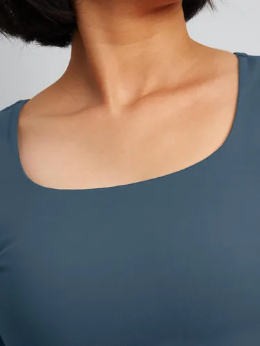 Vista 3 de Trendy Queen Camisetas de manga larga para mujer, básicas, de doble capa, ajustadas, ajustadas, Y2K, ropa de invierno 2024