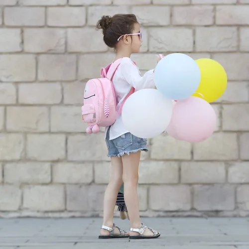 Vista 7 de GAGAKU Mini mochila para niños y niñas de 2 a 5 años, 1, rosa