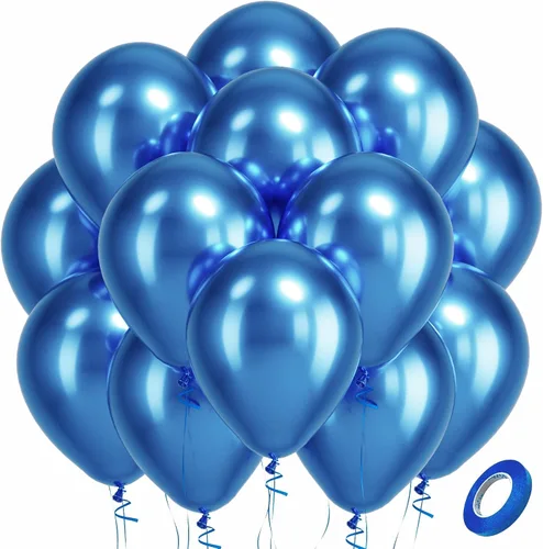 Vista 95 de Bezente Paquete de 150 globos de látex mate color burdeos de 5 pulgadas rojo (07-Red-G42)