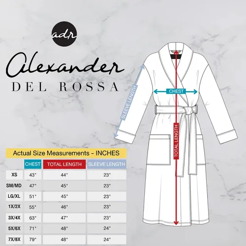 Vista 6 de Alexander Del Rossa -Bata de baño de forro polar, para mujer, estilo shaggy de felpa larga y cálida