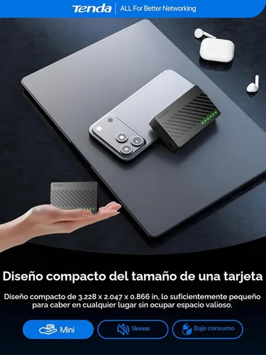 Vista 4 de Tenda Conmutador Gigabit Ethernet de 5 puertos, divisor Ethernet de escritorio, concentrador de conmutador de red no administrado, Plug & Play