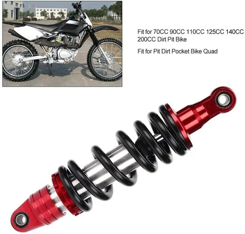 Vista 3 de Amortiguador de choques, amortiguador de amortiguador, suspensión trasera apta para Dirt Pit Bike