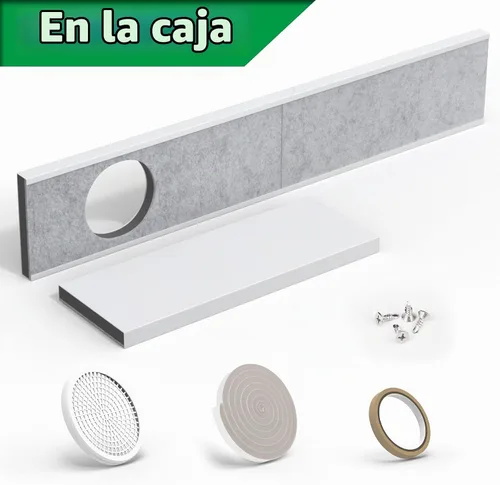 Vista 9 de Forestchill - Kit de ventilación de aire acondicionado portátil con paneles de espuma aislante, 3 paneles de sellado de ventilación de CA ajustables