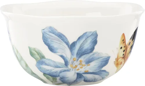 Vista 4 de Lenox 833415 Butterfly Meadow Blue - Juego de cuencos para postre (4 piezas)