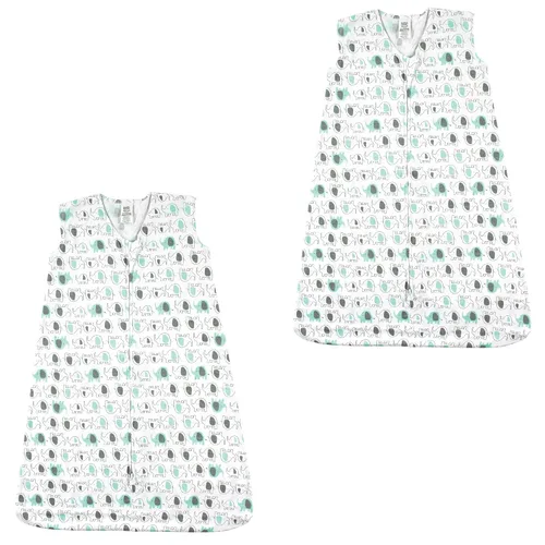 Vista 26 de Luvable Friends - Saco de dormir para bebé sin mangas, diseño unisex, Saco de dormir de algodón sin mangas, saco de dormir, manta, 0-6 meses