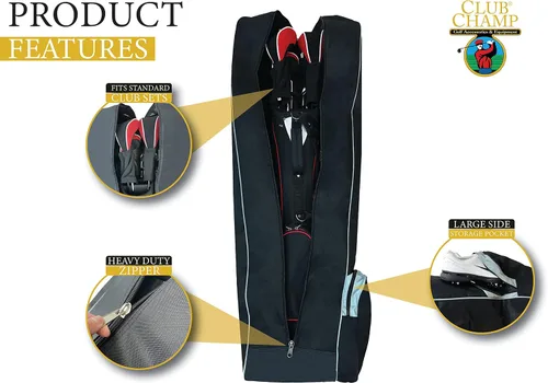 Vista 2 de Club Champ - Funda de viaje para bolsa de golf