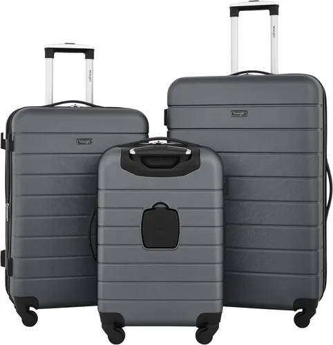 Vista 23 de Wrangler Portavasos inteligente para equipaje y puerto USB, color verde azulado, juego de 2 piezas, Negro, Juego de 2 piezas