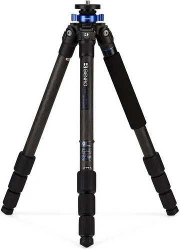 Vista 10 de Benro Mach3 Trípode de aluminio – Trípode profesional de aluminio resistente de 3 secciones con cerraduras giratorias, piezas fundidas de magnesio
