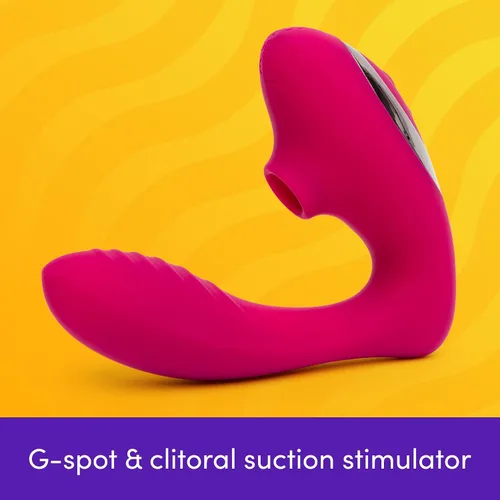Vista 2 de Lovehoney Condulge - Juguete de succión de clítoris – Juguete sexual vibrante para estimulación doble de clítoris y punto G – Vibrador de succión
