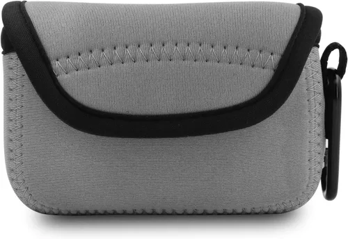 Vista 7 de MegaGear Funda de neopreno ultra ligera para cámara compatible con Panasonic Lumix DMC-ZS7 - Gris