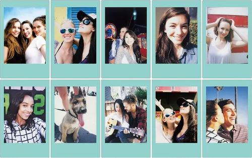 Vista 4 de Fujifilm Instax Mini Sky Blue película con 10 fotos