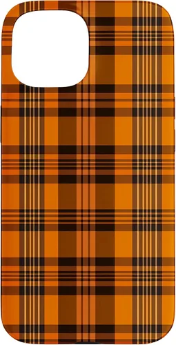 Vista 6 de iPhone 13 Pro Fall Plaid Halloween Naranja y Negro Acción de Gracias Otoño Case