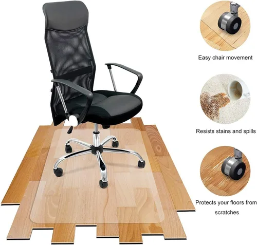 Vista 5 de 152 144 136 128 120 112 104 96 88 80 72 pulgadas, protector de suelos de madera, almohadilla protectora de plástico lavable