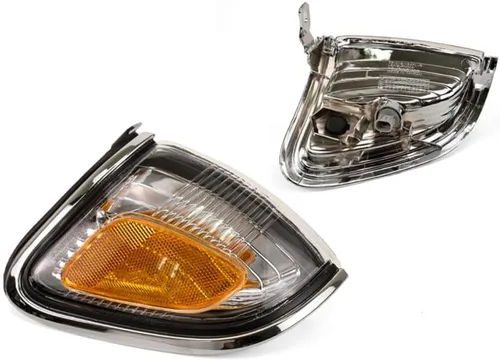 Vista 4 de CarLights360 Para Toyota Tacoma 2001 2002 2003 2004 Conjunto de luz de marcador lateral lado del conductor y del pasajero Par Cromo TO2520161