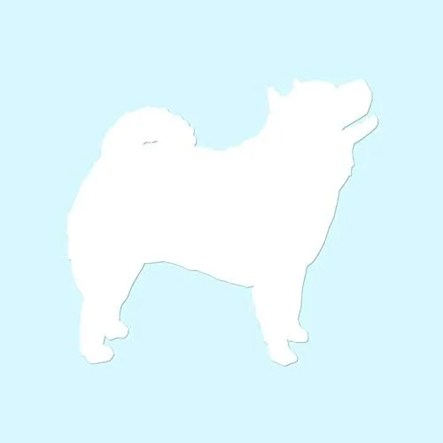 Vista 8 de Chow Chow Dog Breed - Adhesivo de vinilo de 4 x 3.75 pulgadas, color negro