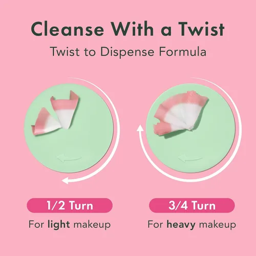 Vista 6 de Rael Removedor de maquillaje, Bálsamo limpiador Miracle Clear – Bálsamo removedor de maquillaje Twist-Up con aceites de salvado de arroz y jojoba