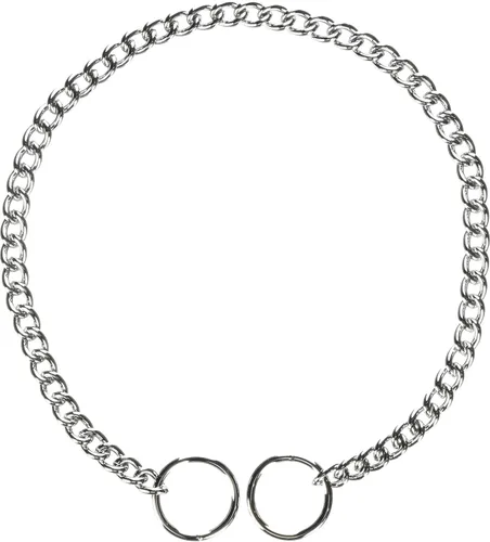 Vista 6 de Hamilton Collar de perro de cadena de estrangulamiento de metal, fino 0.079 in x 12 pulgadas