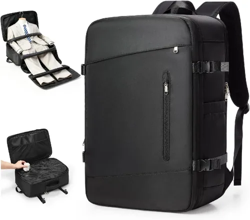 Vista 73 de VGCUB Mochila grande de viaje para trabajo, negocios, mochila para computadora portátil aprobada para vuelo, para mujeres y hombres, mochila