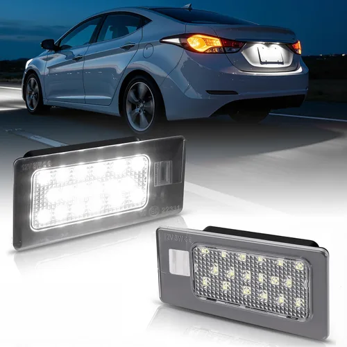 Vista 18 de D-Lumina Luces LED para matrícula, montaje de lámpara para Volkswagen VW Golf GTI MK4 MK5 MK6 MK7 CC Rabbit Polo EOS Phaeton Beetle Passat Scirocco