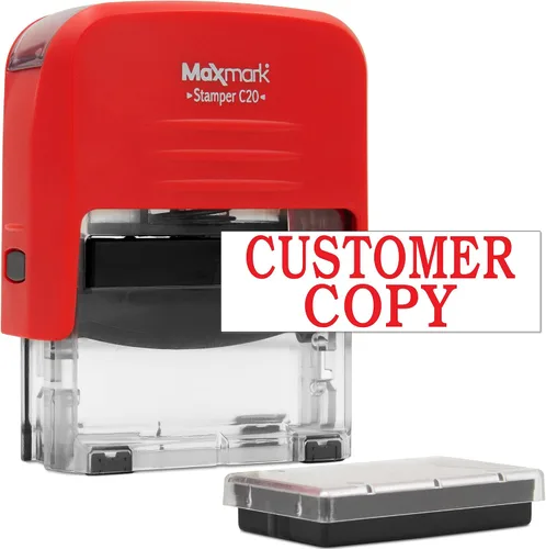 Vista 11 de Client'S Copy - Sello autoentintado, impresora 20 con 2 almohadillas, tinta azul