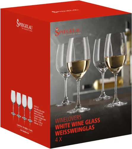 Vista 7 de Spiegelau Clear Authentis Copas de vino burdeos, paquete de 4