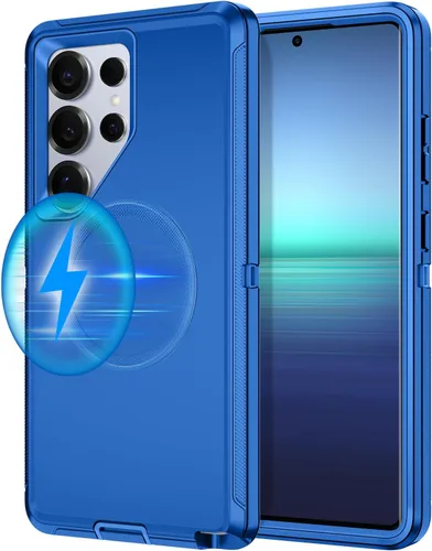Vista 8 de I-HONVA para Samsung Galaxy S25 Plus, Funda para Galaxy S24 Plus [Compatible con MagSafe] Protección de 3 capas a prueba de golpes