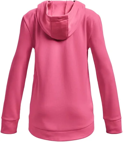 Vista 2 de Under Armour Sudadera con capucha Armourfleece con logotipo grande iridiscente para niñas