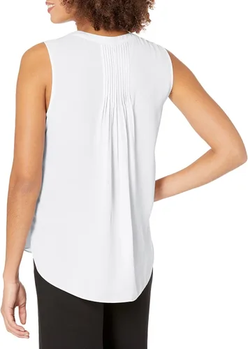 Vista 2 de NYDJ Blusa larga sin mangas para mujer