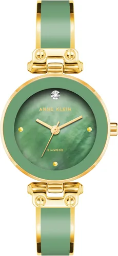 Vista 8 de Anne Klein Reloj de pulsera con esfera de diamantes genuinos