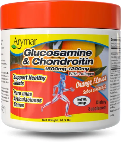 Vista 7 de Arymar Glucosamina Chandroitin Powder (1500 mg/1200 mg) - Suplemento de apoyo a la salud de las articulaciones - Ayuda a mantener la movilidad