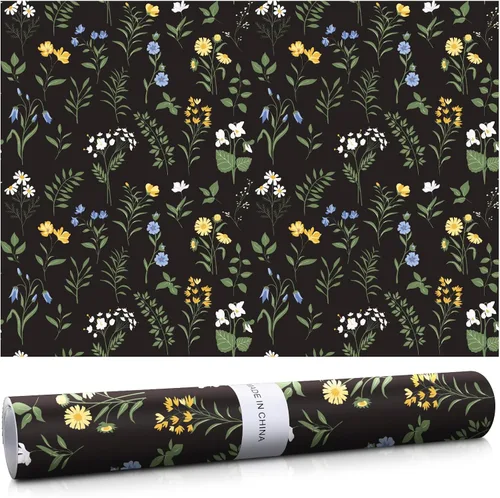 Vista 24 de Gersoniel 10 hojas de forros de cajones para aparadores, revestimientos de cajones perfumados, papel perfumado no adhesivo para estantes fragantes