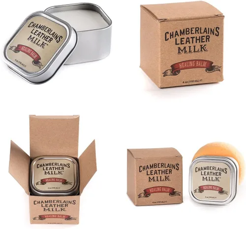 Vista 7 de Leather Milk Bálsamo reparador, acondicionador profundo para cuero. Repara cuero seco, agrietado y rayado. Natural, no tóxico. Fabricado en EE. UU.