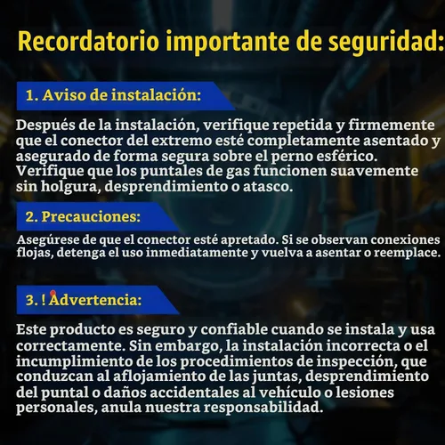 Vista 8 de ARANA 6452 - Puntales de capó para Toyota Avalon 2005-2012, 2