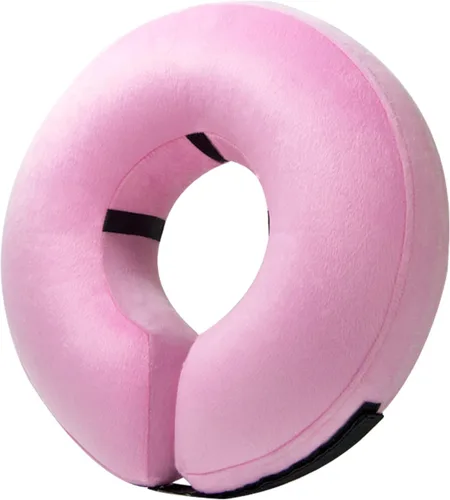 Vista 30 de BENCMATE - Cuello inflable y suave para perros, alternativa al collar isabelino, para gatos y perros pequeños, medianos y grandes, dona para Azul
