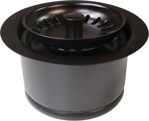Vista 14 de Westbrass D2082S-50 3-1/2" Cuello Extra-Profundo Fregadero de Cocina Eliminación de Residuos Brida y Tapón Colador, Revestimiento en Polvo Blanco