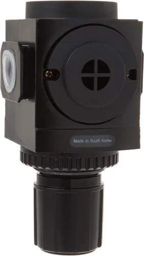Vista 7 de ARO R37341-600-VS Regulador de aire 1/2" NPT, con calibre - 250 psi entrada máxima