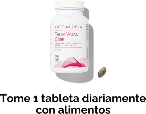 Vista 7 de Theralogix Recipiente de inositol Ovasitol + paquete de núcleo teranatal, (paquete de 2)