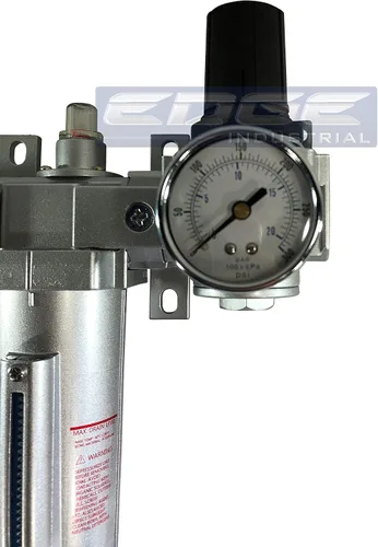 Vista 5 de Sistema de secado de aire de tres etapas con clasificación industrial: filtro de partículas de aire, filtro coalescente de 0.01 micras y regulador