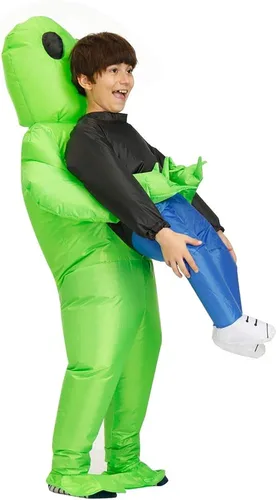 Vista 3 de Decalare Disfraz inflable para niños disfraces alienígenas disfraz de unicornio disfraz de Halloween fiesta de disfraces disfraz de fantasía
