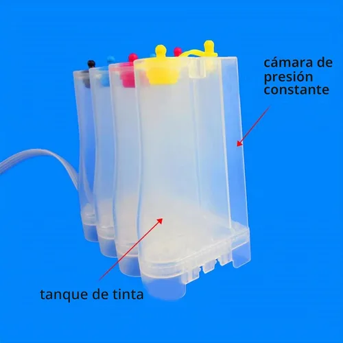 Vista 5 de Sistema de suministro de tinta continua de 4 colores Kit de tubería de botella externa para impresora de inyección de tinta Canon Suministro