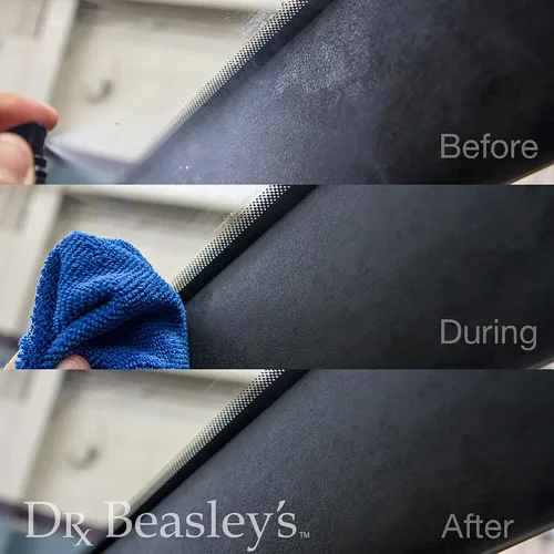 Vista 4 de Dr. Beasley's Microsuede - Removedor de manchas de 12 onzas líquidas, especialmente formulado para gamuza sintética, conserva la suavidad, limpia