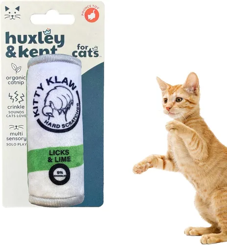 Vista 13 de Huxley & Kent Juguete de peluche para gatos, Toto's Pawdka, relleno de hierba gatera fuerte, juguete interactivo de felpa para gatitos y gatos