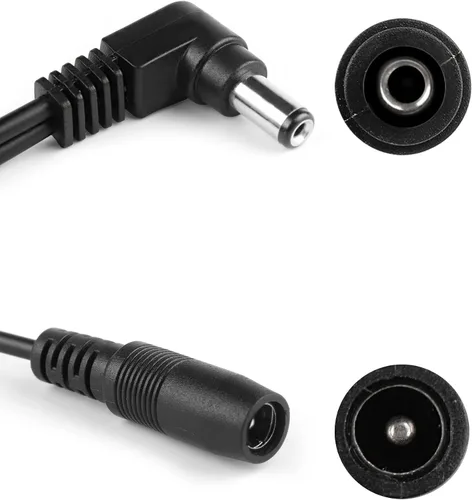 Vista 6 de Adaptador de fuente de poder 9V DC 1A (1000mA) Mr.Power para efectos de guitarra, cable de 3 líneas, tapa insulada