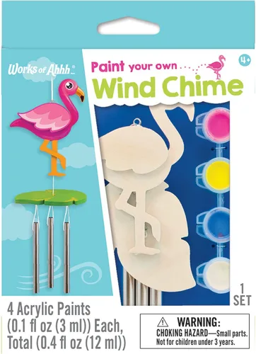 Vista 12 de Works of Ahhh Mini Craft Set - Juego de manualidades familiares para construir y pintar casa de pájaros