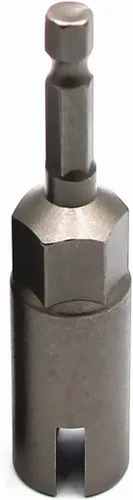 Vista 6 de 1 pieza de destornillador profundo de tuerca de ala, 1/4" de vástago hexagonal con ranura para tuerca de ala, herramienta de enchufe de tuerca