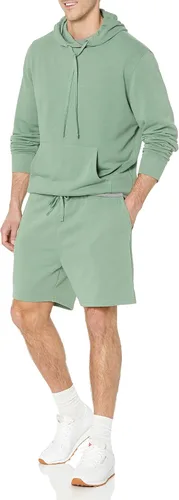 Vista 7 de Tienda Essentials Pantalón corto ligero de rizo francés para hombre (disponible en tallas grandes y altas)